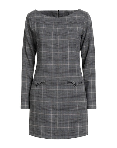 SOALLURE Sheath dress Grey 64% Polyester, 34% Viscose, 2% Elastane