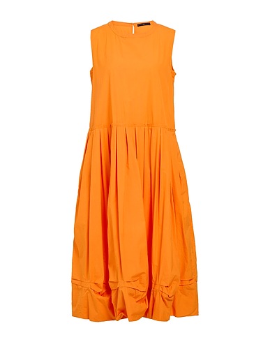 HIGH Midi-Kleid Orange 100% Baumwolle