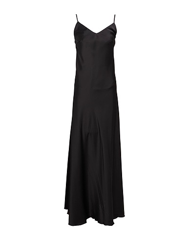 SOALLURE Long dress Black 100% Polyester