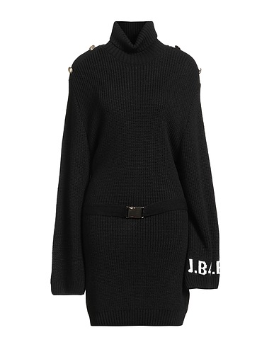 J·B4 JUST BEFORE Sheath dress Black 70% Acrylic, 30% Wool