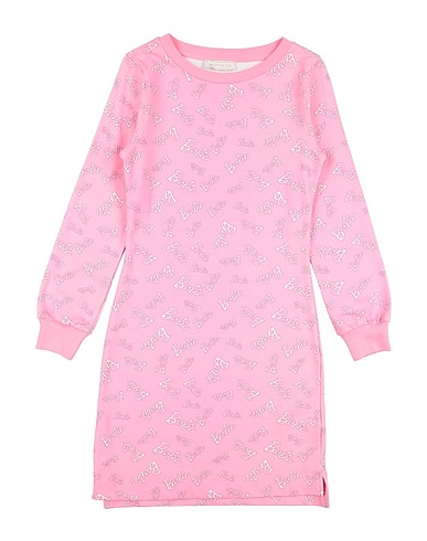 MONNALISA Vestito BARBIE Rosa 95% Cotone, 5% Elastan