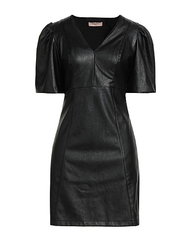 TWINSET Short dress Black 100% Polyester