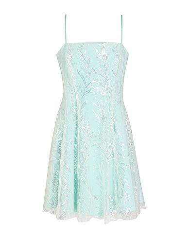 RINASCIMENTO Short dress Light green 100% Polyester