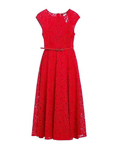 MAX MARA STUDIO Tubino Rosso 76% Cotone, 24% Poliammide