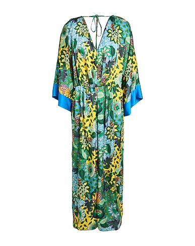 SIMONA CORSELLINI Midi dress Azure 100% Polyester