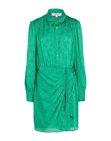 MORGAN DE TOI Shirt dress Emerald green 100% Polyester