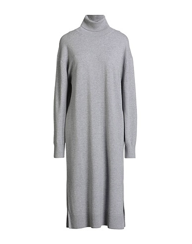 SAMSØE Φ SAMSØE Midi dress Grey 100% Wool
