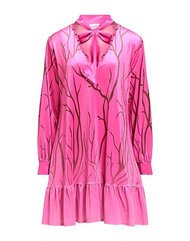 SAHOCO Short dress Fuchsia 95% Polyester, 5% Elastane