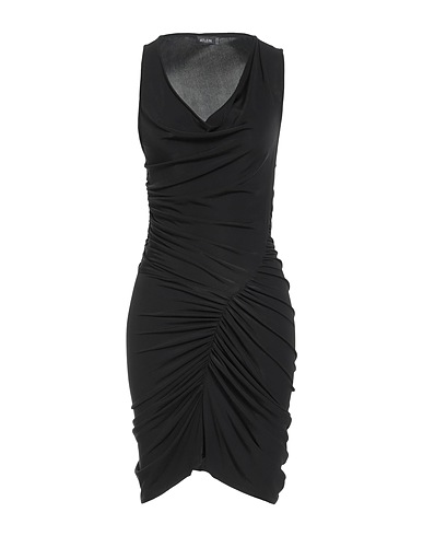ATLEIN Robe d’été Noir 95% Viscose, 5% Élasthanne