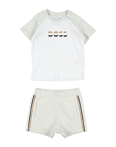 BOSS Baby co-ord  Light grey 58% Cotton, 36% Polyester, 6% Elastane
