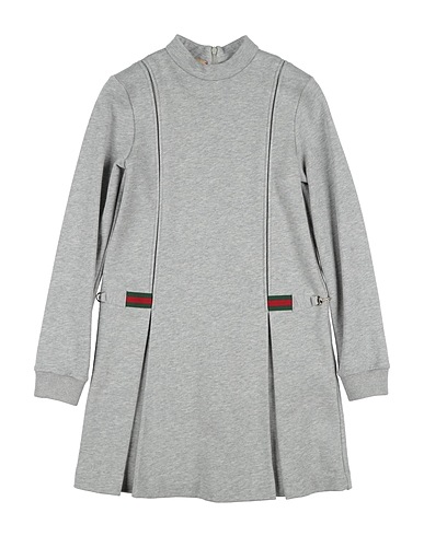 GUCCI Dress Grey Cotton, Polyamide, Wool, Polyester