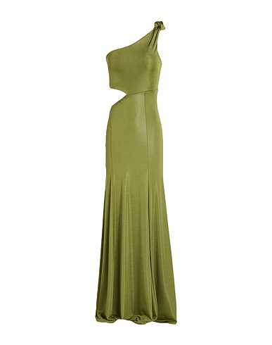 LA SEMAINE Paris Elegant dress Sage green 97% Polyester, 3% Elastane