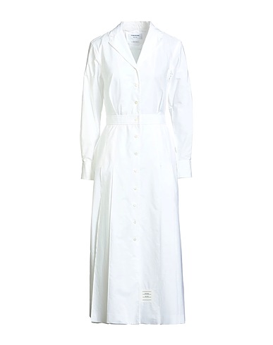 THOM BROWNE Midi dress White 100% Cotton