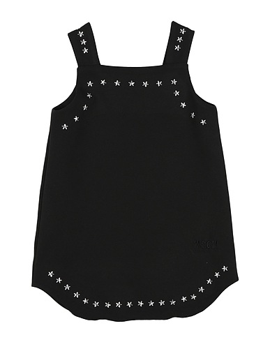 MSGM Dress KIDS Black 95% Polyester, 5% Elastane