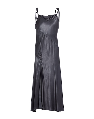 SAMSØE Φ SAMSØE Long dress Grey 53% EcoVero™ viscose, 47% Viscose