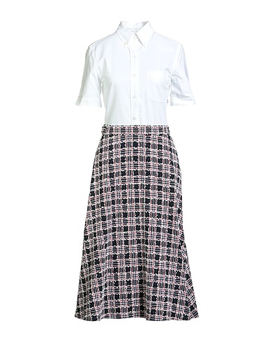 THOM BROWNE Shirt dress 92% Cotton, 8% Polyamide