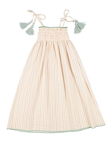 DIECI E LODE Dress Ivory 94% Cotton, 4% Polyethylene, 2% Metallic Polyester