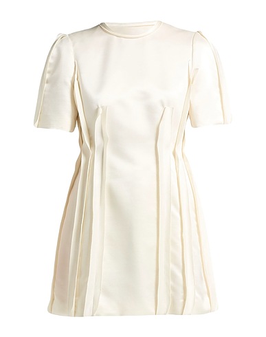 EENK Short dress Ivory 76% Wool, 24% Silk
