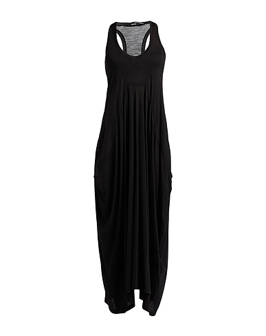 ISABEL BENENATO Long dress Black 80% Virgin Wool, 20% Polyamide