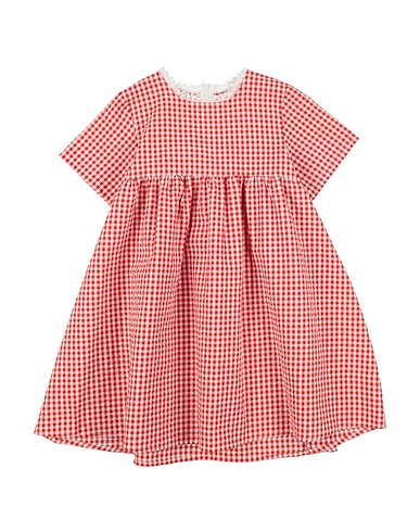 CUCÙ LAB Dress Tomato red 50% Cotton, 50% Acrylic