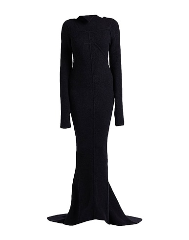 RICK OWENS Vestito in Maglia Nero 48% Lana di alpaca, 30% Poliammide, 20% Lana, 2% Elastan