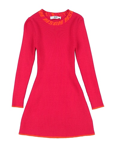 MSGM Dress KIDS Magenta 51% Viscose, 30% Polyester, 19% Nylon