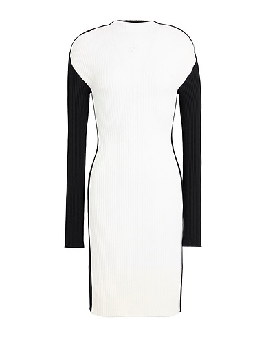 COURRÈGES Sheath dress White 70% Viscose, 30% Polyester