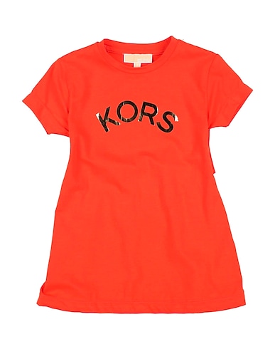 MICHAEL KORS KIDS Baby dress ARANCIONE 95% Cotton, 5% Elastane