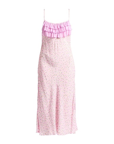 RIXO Midi dress Pink 100% Viscose