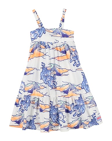 KENZO KIDS Dress White 100% Cotton