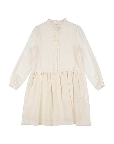 ANGELA P. Dress Off white 80% Cotton, 20% Wool
