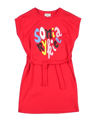 SONIA RYKIEL Kleid Rot 100% Baumwolle