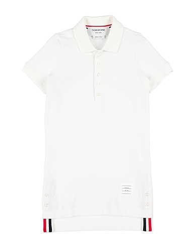 THOM BROWNE Vestito Bianco 100% Cotone