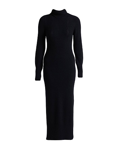 PATRIZIA PEPE Long dress Black 52% Viscose, 26% Polyester, 22% Polyamide