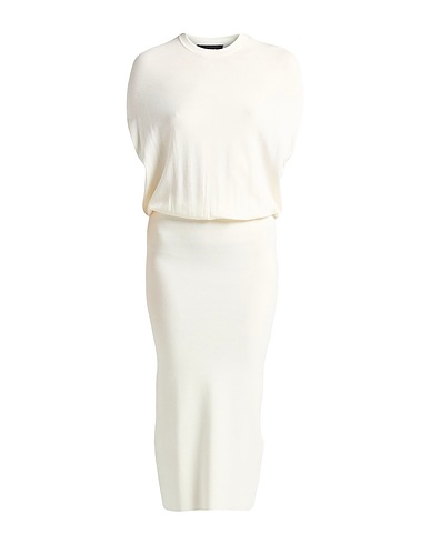 ALPHA STUDIO Long dress Cream 72% Viscose, 28% Polyester