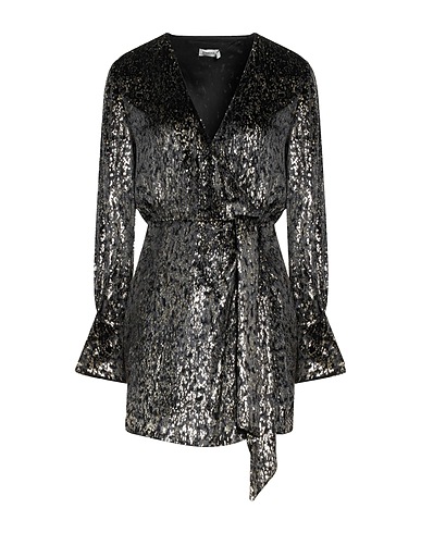 SIMKHAI Elegant dress Black 69% Rayon, 16% Silk, 15% Metallic fiber