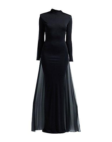 NEW ARRIVALS Long dress Black 100% PES