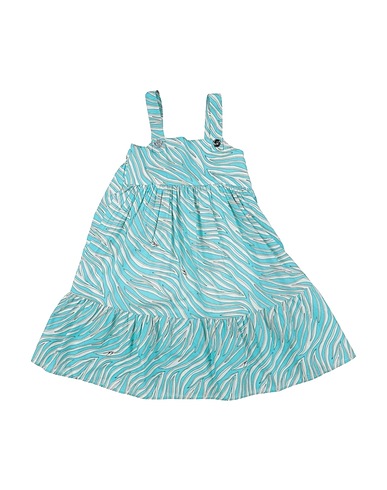 MICHAEL KORS KIDS Dress Turquoise 100% Cotton
