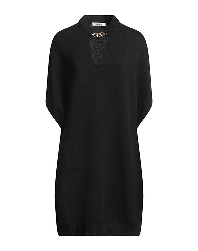 LIVIANA CONTI Vestito corto Nero 50% Cachemire, 50% Poliammide, Altre Fibre, Ottone