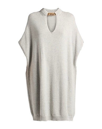 LIVIANA CONTI DRESSES Grey 50% Cashmere, 50% Polyamide, Other Fibres, Brass