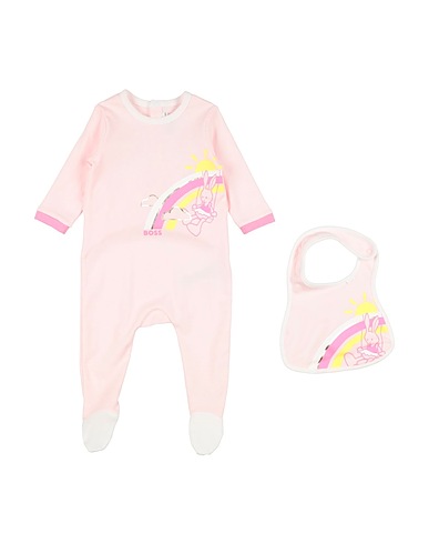 BOSS Baby accessories set Light pink 100% Cotton, Elastane