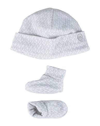 MICHAEL KORS KIDS Baby accessories set Light grey 100% Cotton