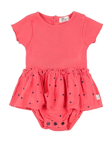MY LITTLE COZMO Vestito Baby  Corallo 96% Cotone organico, 4% Cotone