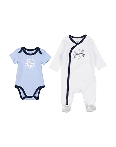 TIMBERLAND Set baby Blu chiaro 100% Cotone organico