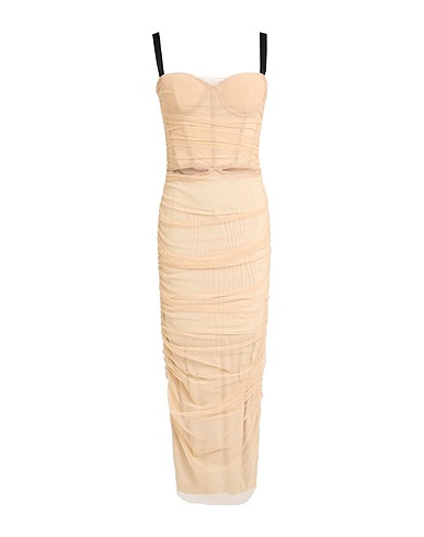 19:13 DRESSCODE DRESSES Beige 96% Polyamide, 4% Elastane