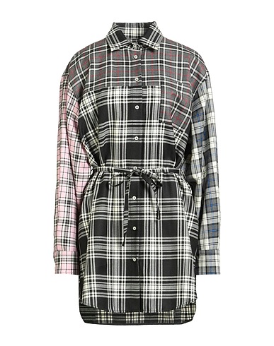 MSGM Shirt dress Black 100% Virgin Wool
