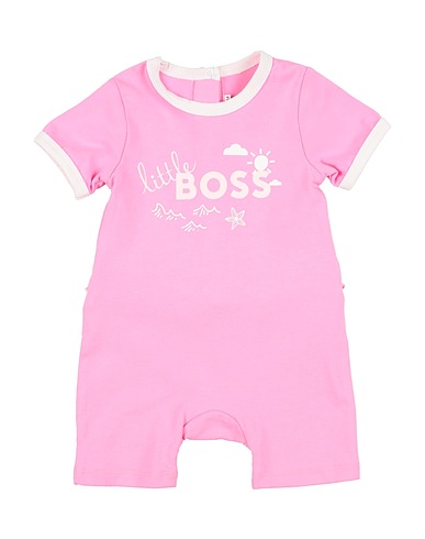 BOSS Strampelanzug für Babys Rosa 95% Baumwolle, 5% Elastan