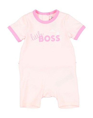 BOSS Baby jumpsuit  Light pink 95% Cotton, 5% Elastane