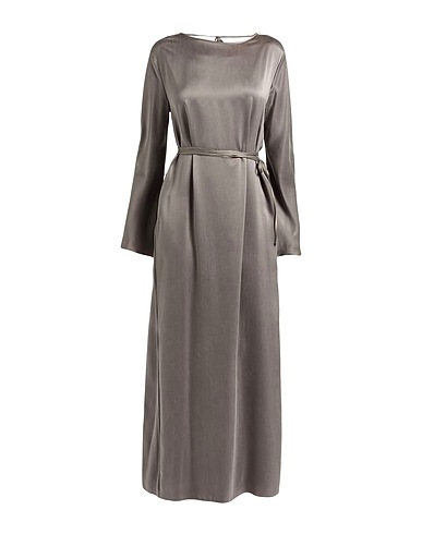 ALYSI Vestito in Seta Grigio 100% Seta