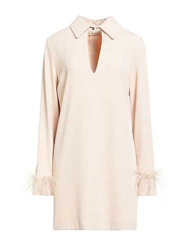 ANGELA DAVIS Kurzes Kleid Cremeweiß 95% Polyester, 5% Elastan